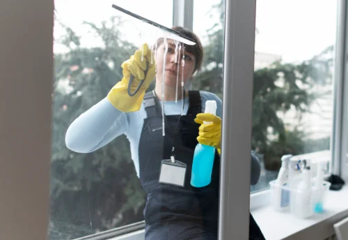 Nettoyage de vitres intérieures et extérieures à Mathieu